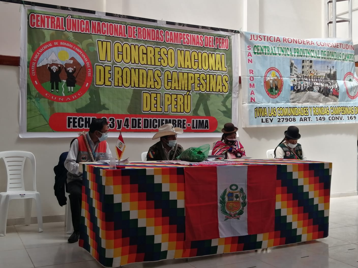 Alistan VI Congreso Nacional De Rondas Campesinas Del Per Para Los 