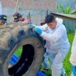 Autoridades del distrito de San Pedro de Putina realizaron campaña para eliminar criaderos de zancudos