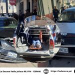 Puno: Aparatoso choque de taxis deja una pasajera herida
