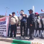Fuerzas Vivas Participaron en una movilización Contra Dina Boluarte por arterias de la ciudad de Juliaca-