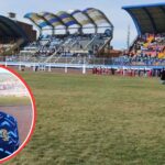 Docentes de la gran unidad escolar San Carlos de Puno piden intervención urgente para mejorar el estadio del colegio.