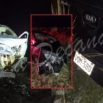 Choque frontal en la vía Juliaca – Arequipa deja dos heridos graves, entre ellos un menor