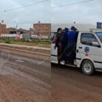 Usuarios denuncian deficiencias en el servicio de transporte público en la Av. Ferrocarril de Juliaca