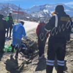 Trágico despiste de motocicleta deja un fallecido y un herido grave en la vía Rinconada – Ananea